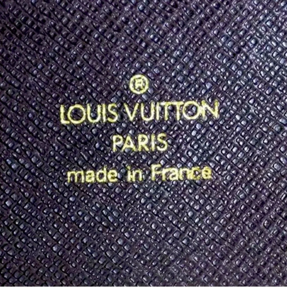 Louis Vuitton Atoll Taiga Large Travel Case Organizer Wallet Burgundy Gold LV